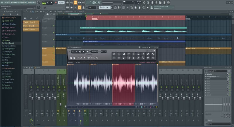 fl studio edison single take