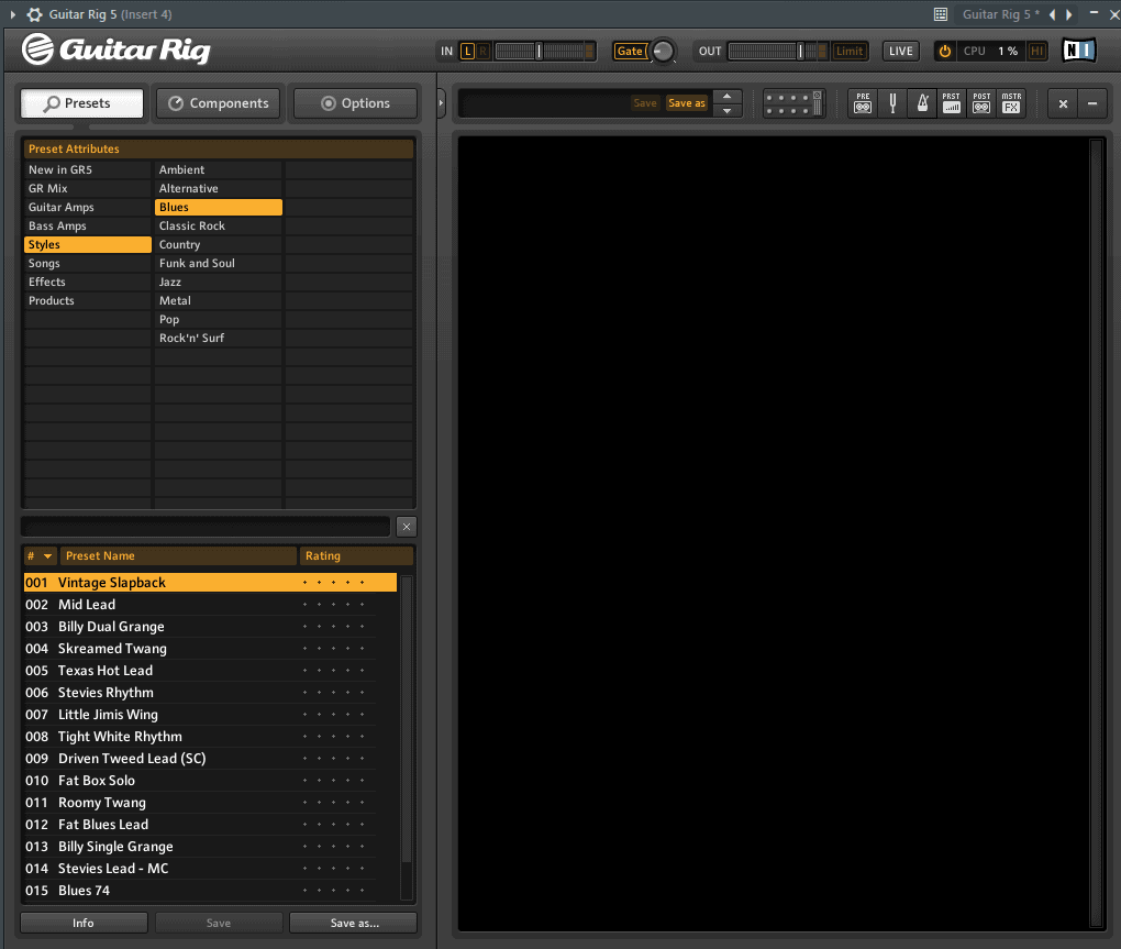 native instruments guitar rig presets