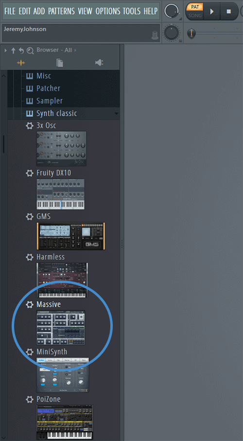 synth classic list fl studio plugin database massive added